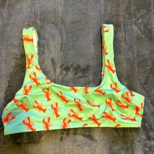 Medium MeUndies Lobster Swim Top